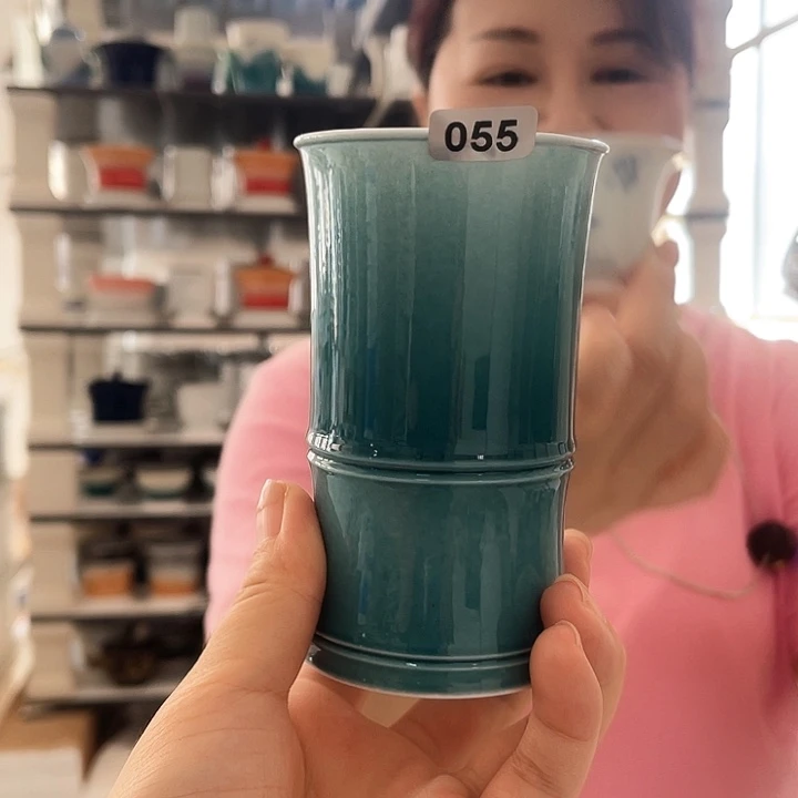 景德镇高温竹节杯055