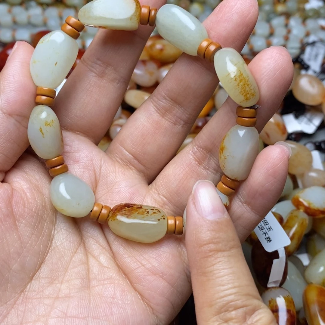 和田玉手链未镶嵌