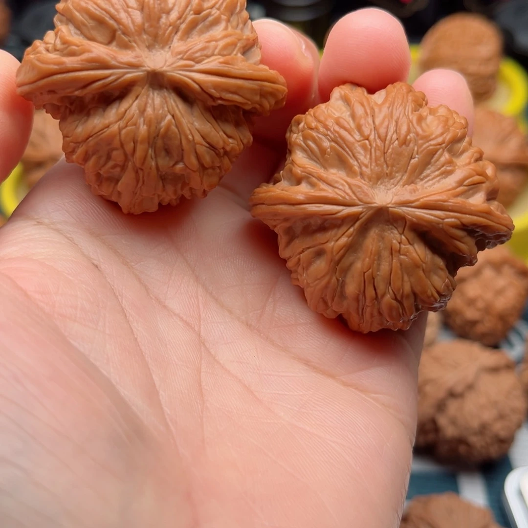 【闪购商品】桃木文玩核桃手把件45磨盘