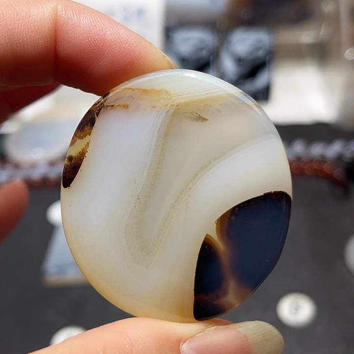 玛瑙/玉髓未镶嵌吊坠(不含链)