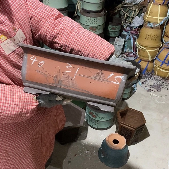 紫砂花盆紫砂花盆