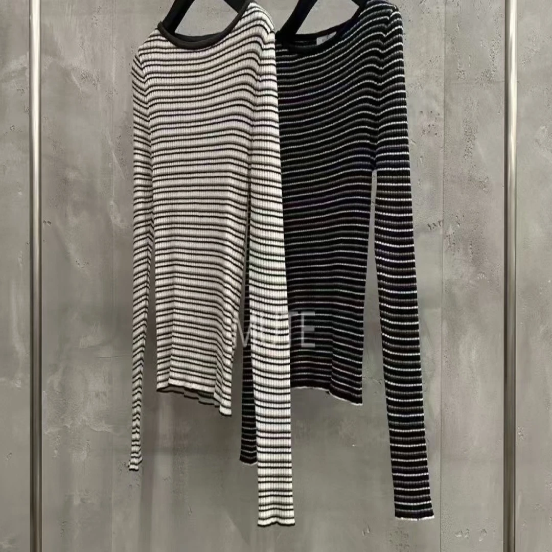 배추❤️泡菜国mute小众ins百搭修身紧身T恤内搭长袖打底衫freesized