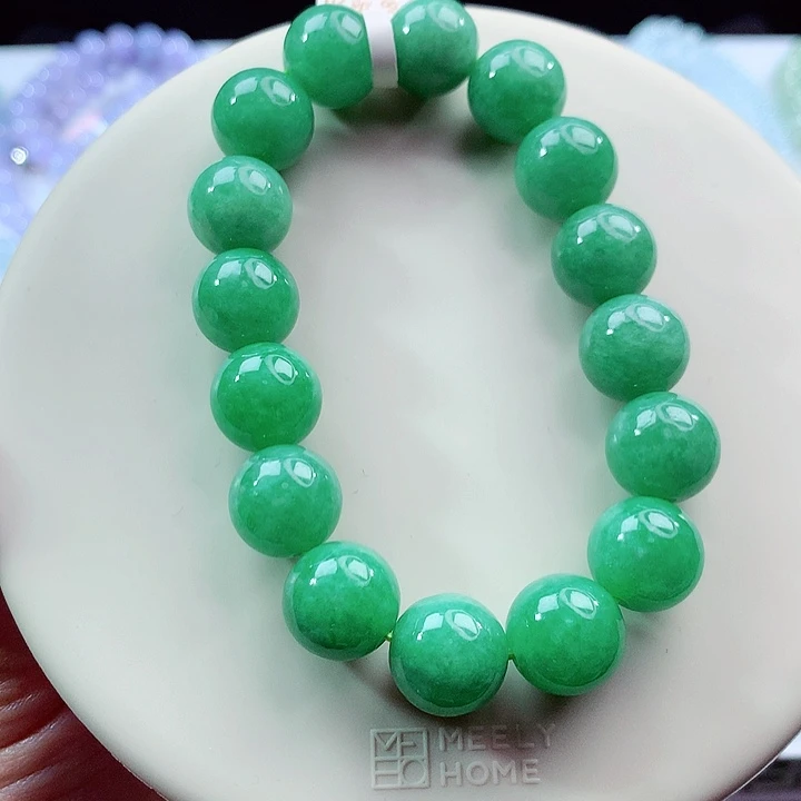 翡翠未镶嵌手链卡12.4