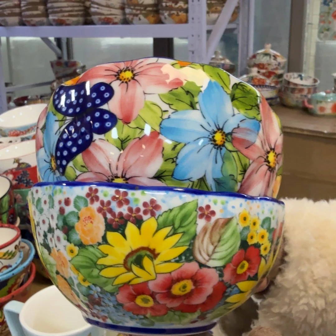 瓷5英寸饭碗2只看图