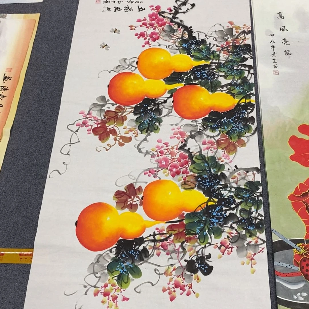 国画140✖️70手绘画画画画画画