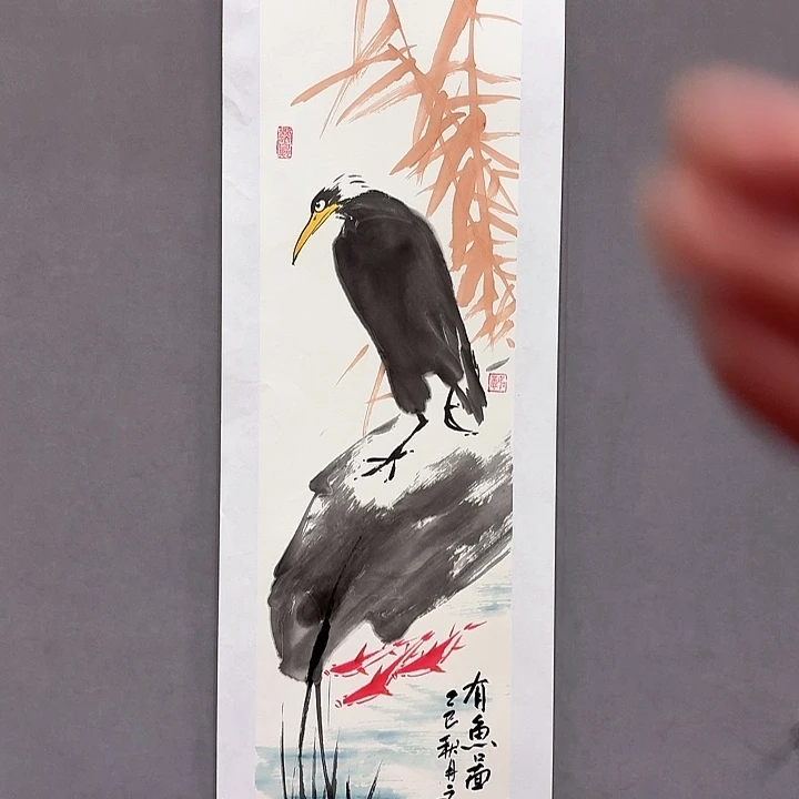 国画亲笔手绘放心去藏