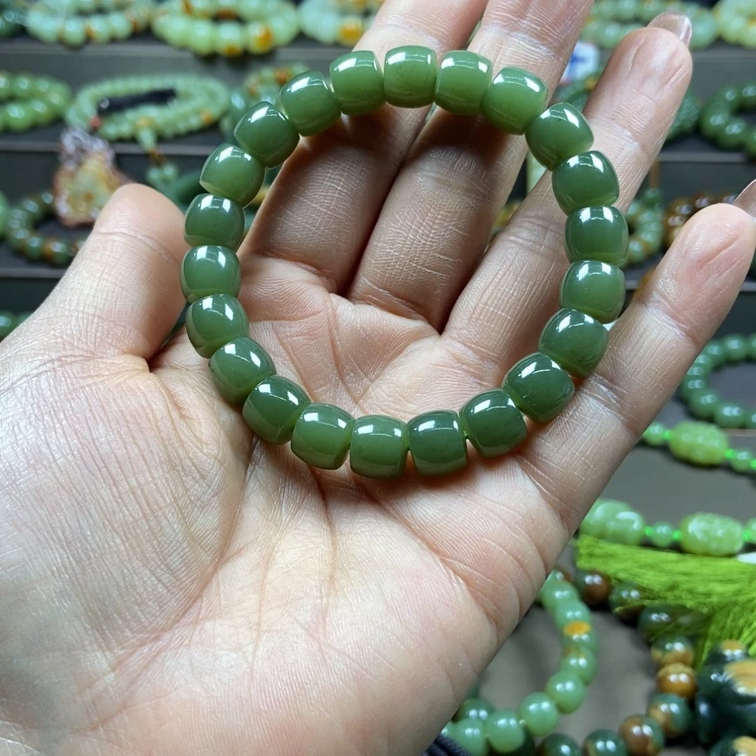 透闪石质玉手链未镶嵌