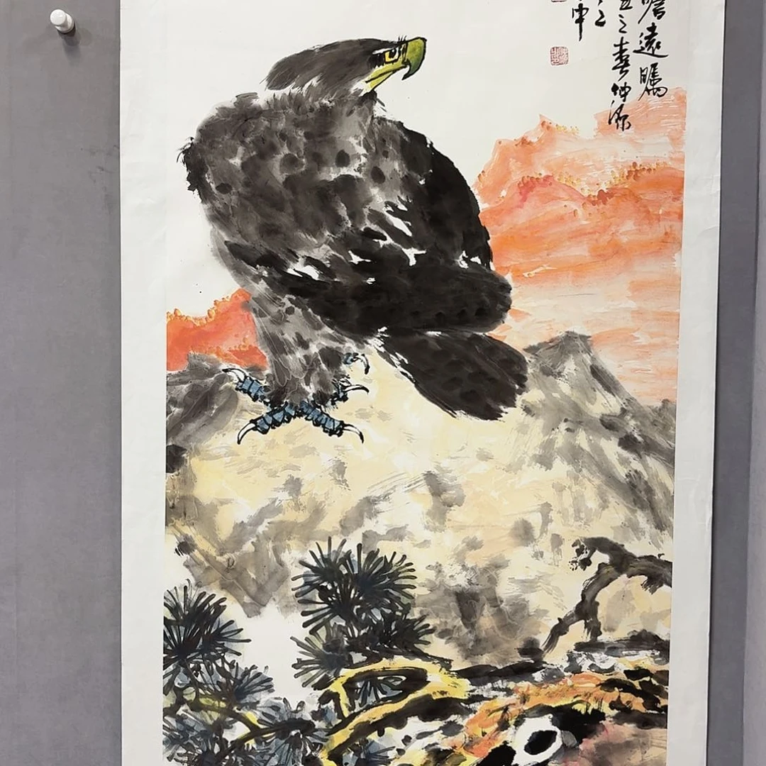 国画亲笔手绘放心去藏