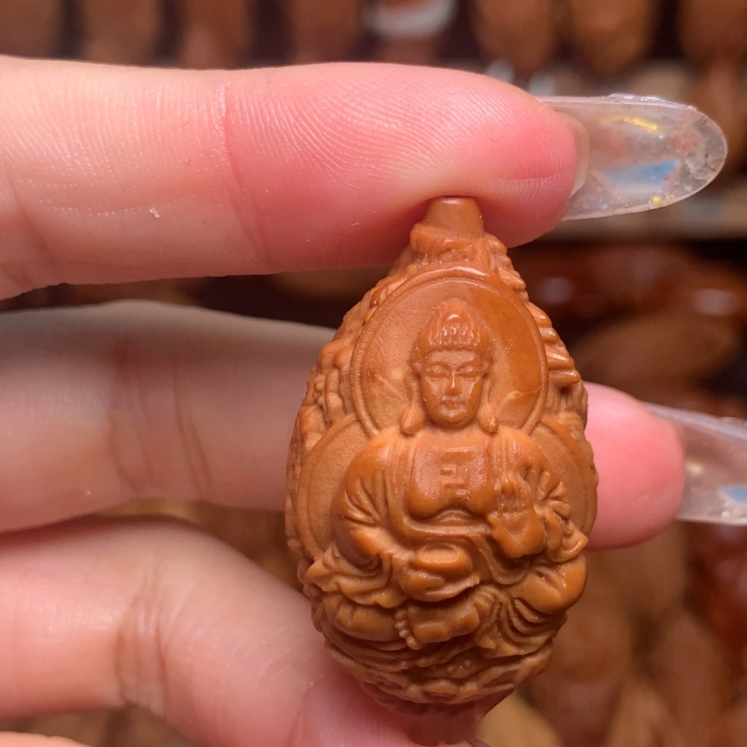 把件橄榄核如来佛