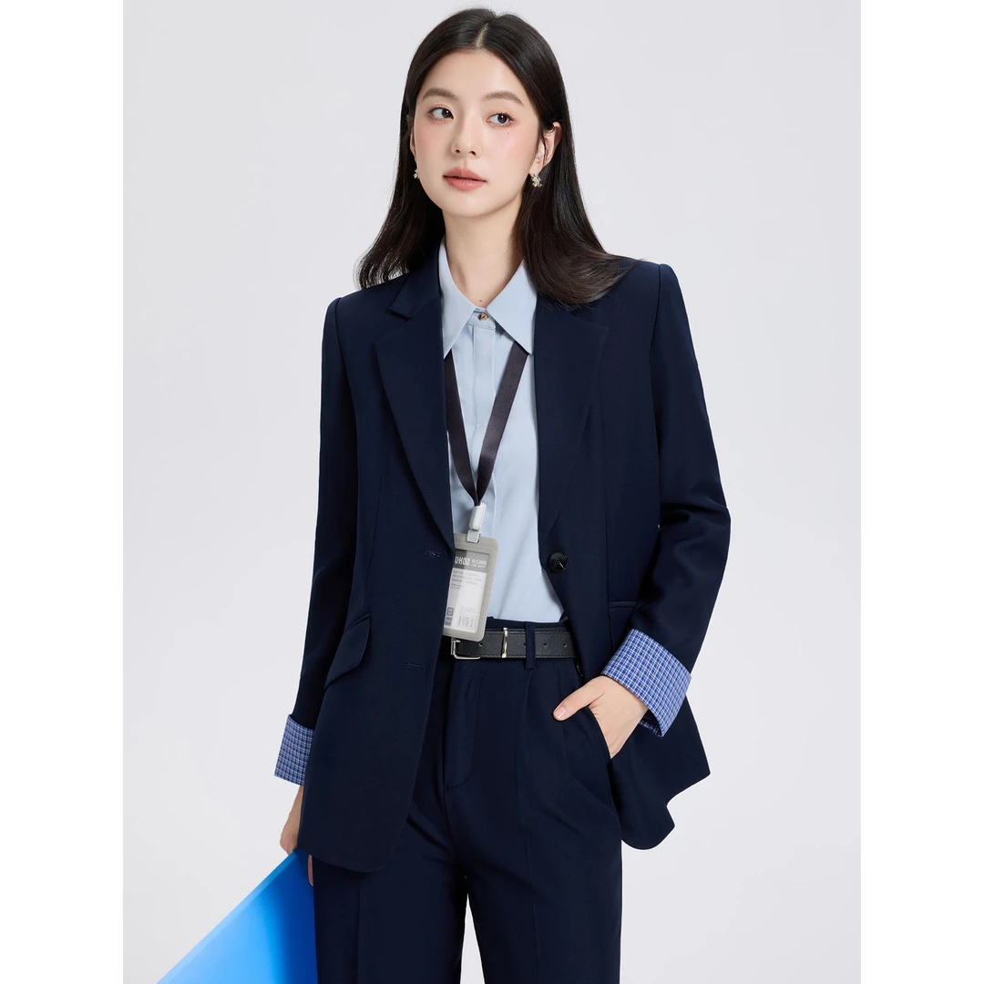 职业西装套装女2025新款春秋高级感气质轻职场高级感通勤西服外套