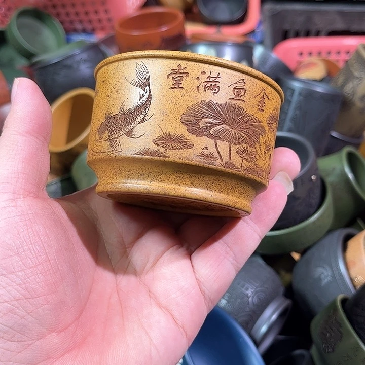 茶杯紫砂全手工紫砂主人杯