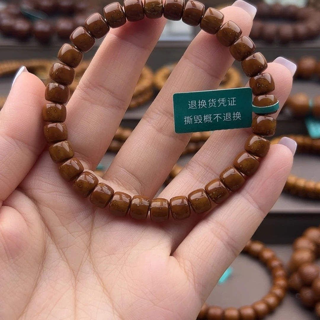 紫金鼠手串用****28实心紫金鼠
