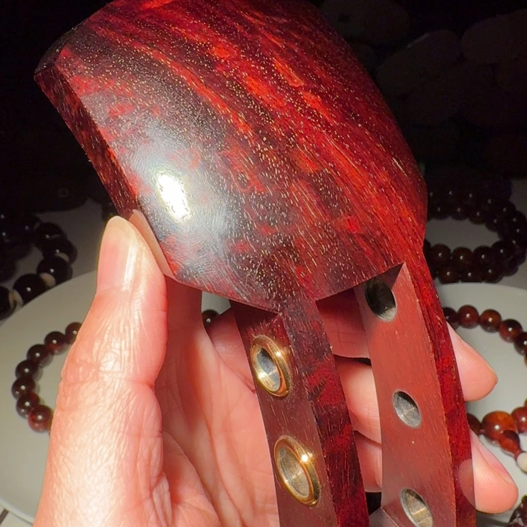 陸**分印度小叶紫檀日本三味线古琴料天神