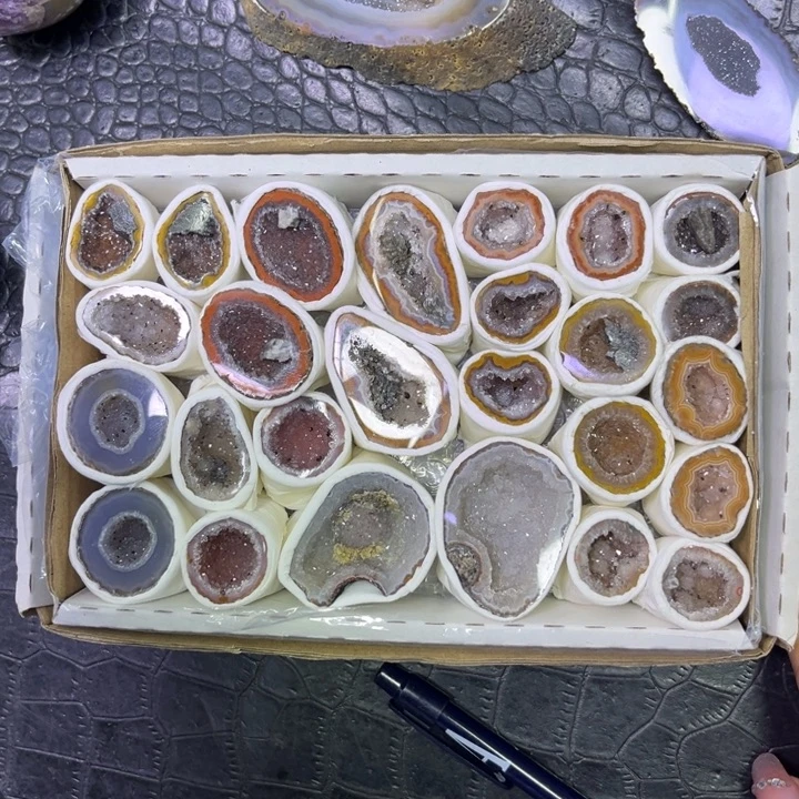 未镶嵌水晶珠宝半成品晶盆