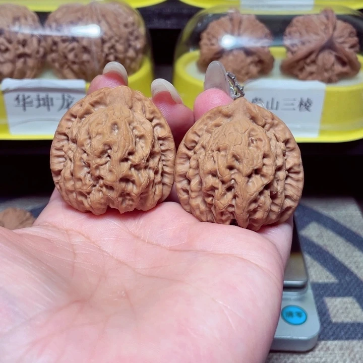 文玩核桃把件心***美佛肚39