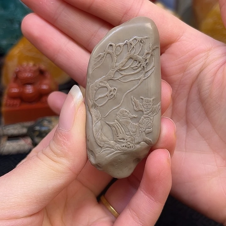 寿山石手把作品欣赏