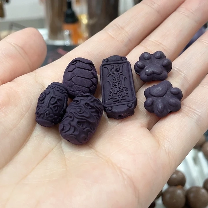 泥塑合香珠配饰组合6