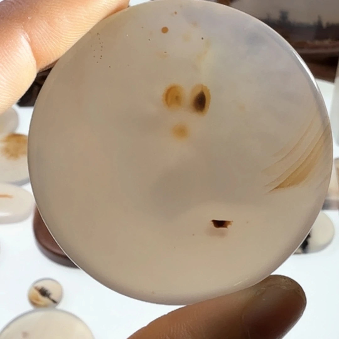 未镶嵌玛瑙/玉髓珠宝半成品