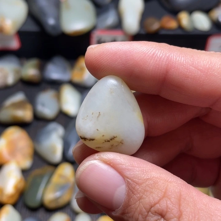 和田玉未镶嵌挂件72