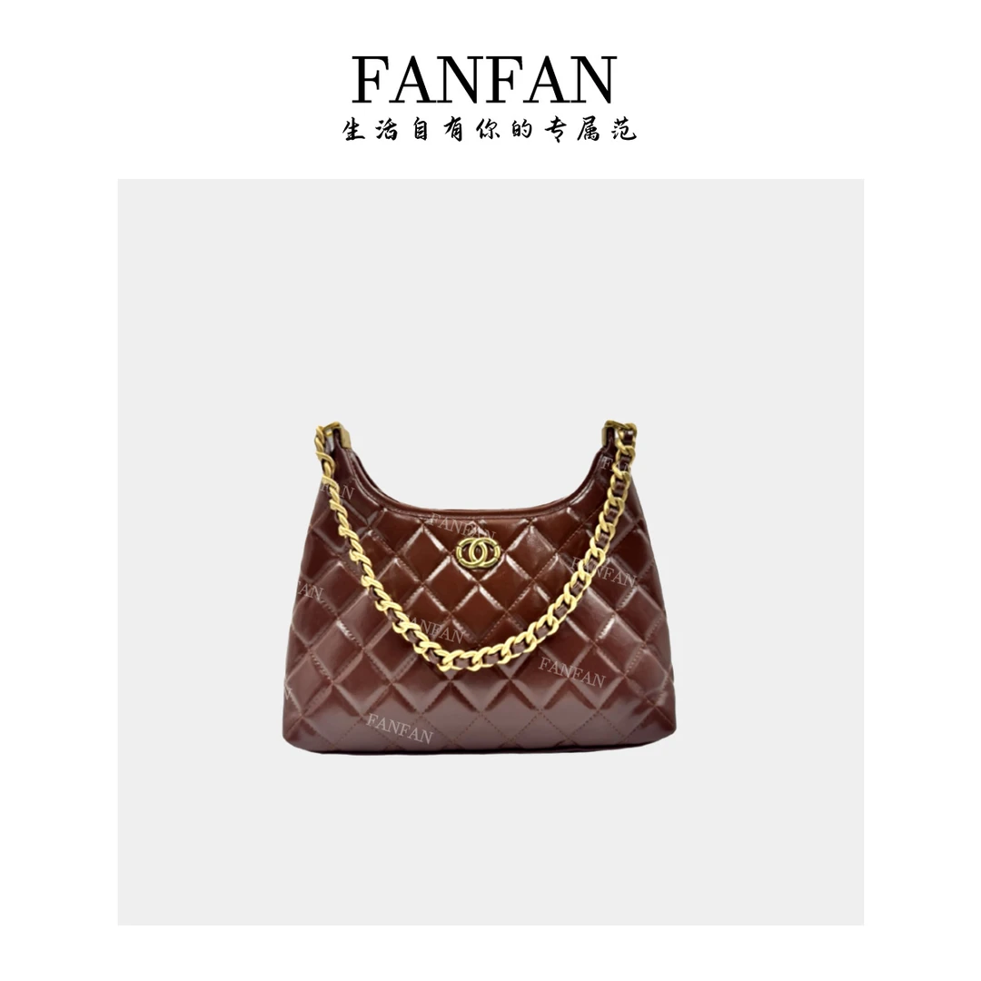 FAN FANMM832 中号棕色 新款时尚经典女士肩包百搭