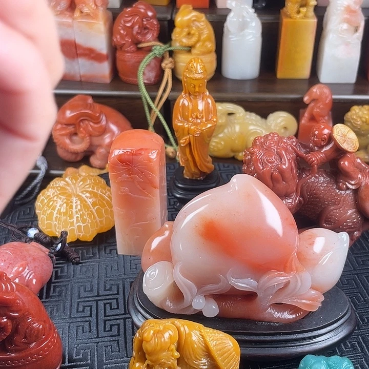 老挝石寿山石雕刻工艺