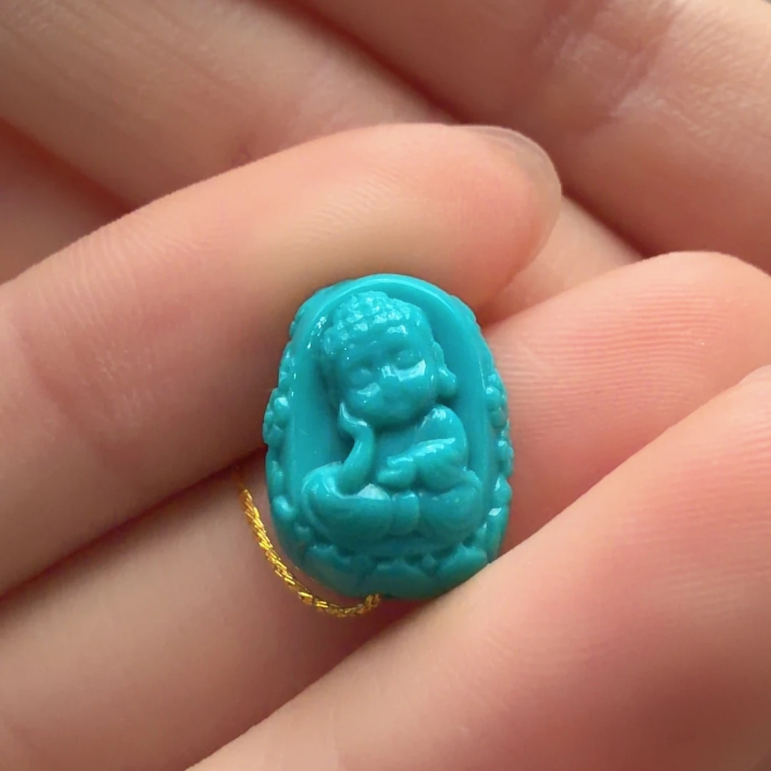 绿松石未镶嵌颈饰