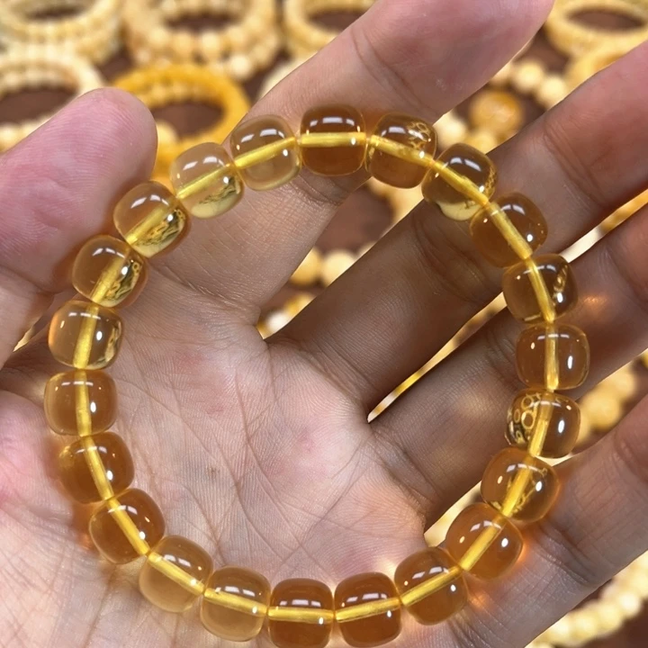 未镶嵌蜜蜡手串纯天然俄料净水金珀