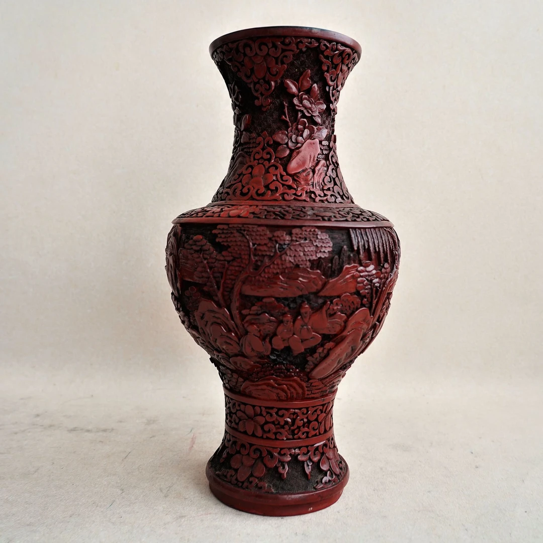 文华开物第134期拍品 7 民国 漆器人物纹摆件