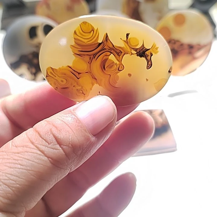 玛瑙/玉髓合金颈饰