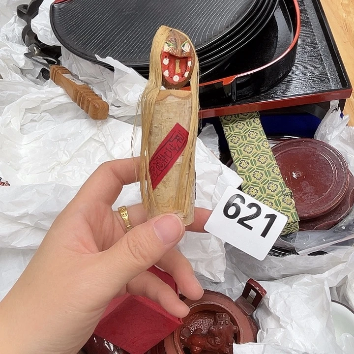 鱼***扣瓷片呀工艺品摆件瓷器摆件正能量