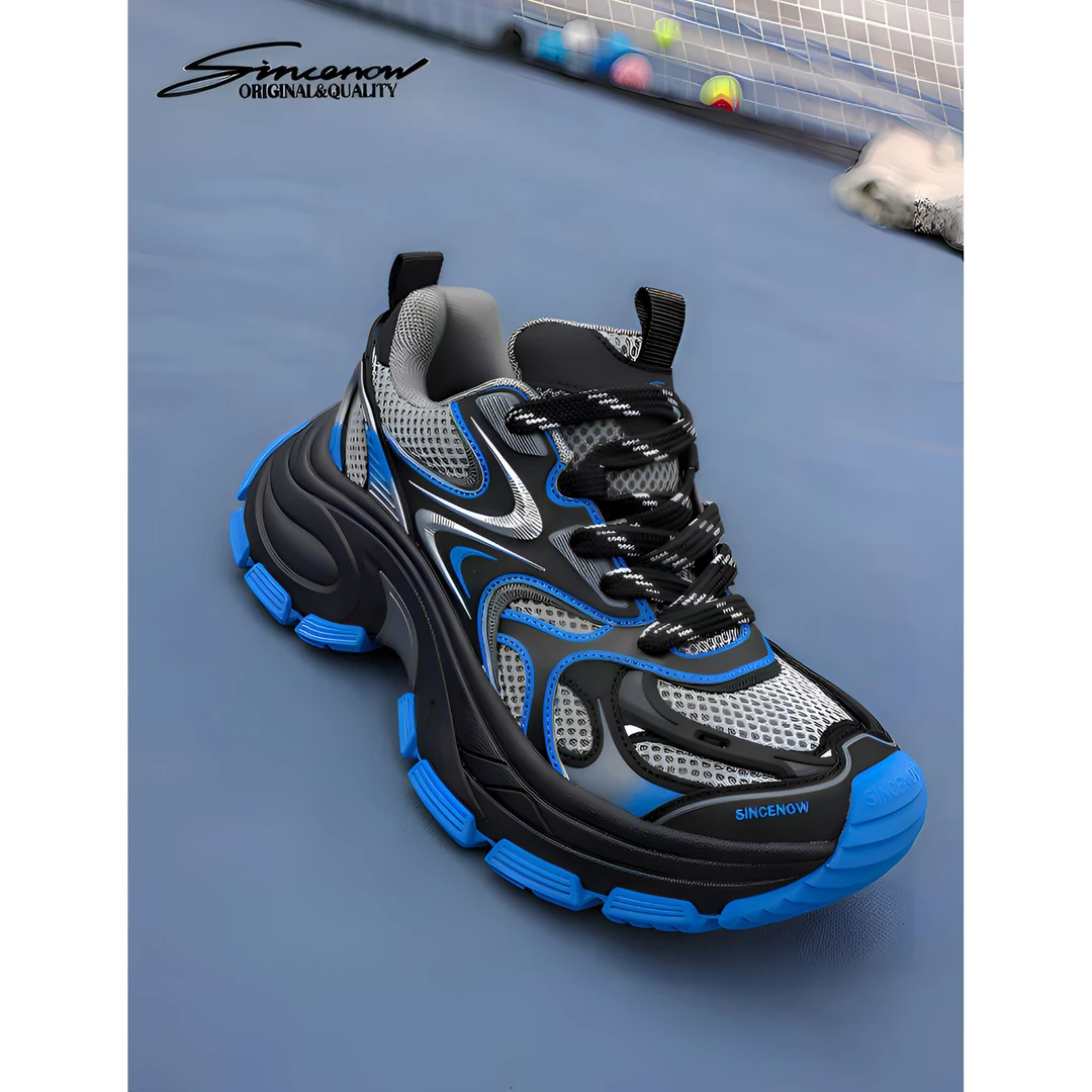 极光百搭男士老爹鞋潮鞋休闲鞋男鞋SINCENOW时尚百搭休闲运动鞋