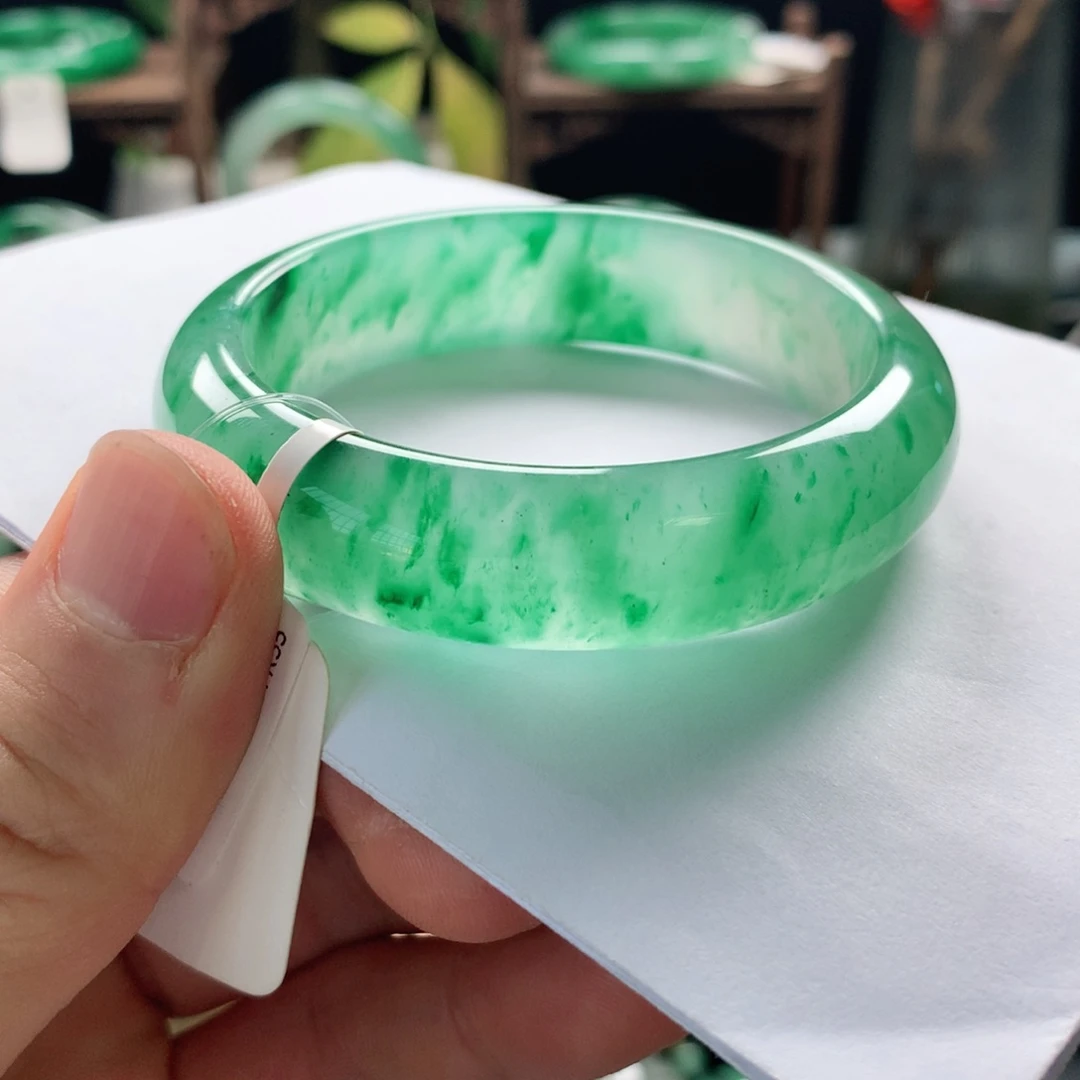 石英质玉手镯5455未镶嵌