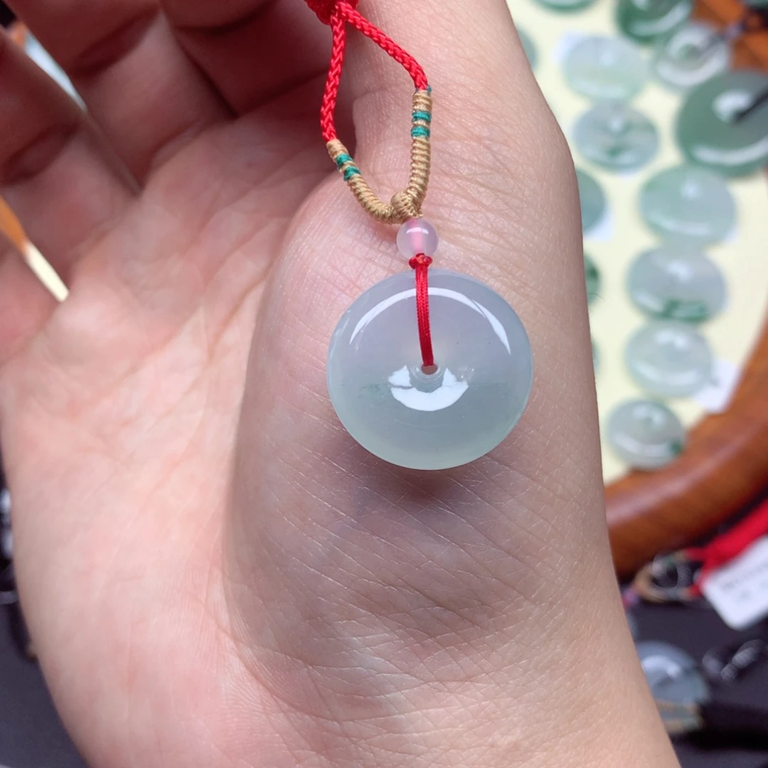 翡翠未镶嵌颈饰吊坠20.5/6.5mm