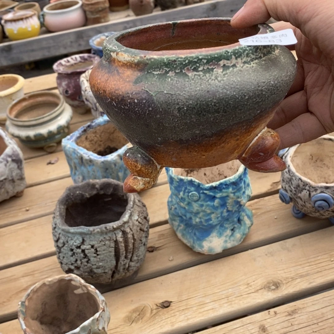 红陶简*83号多肉盆一个呀