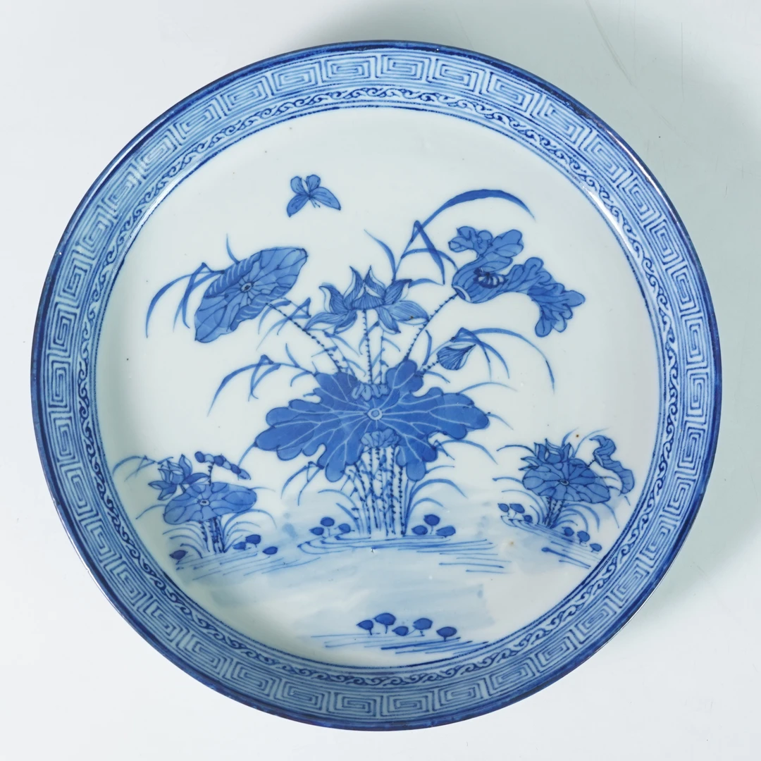 LABCNM251224032【十竹斋】清道光一束莲铜锣洗