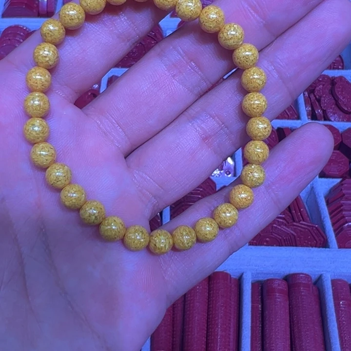 天然辰砂卡6雄黄一串送1颗