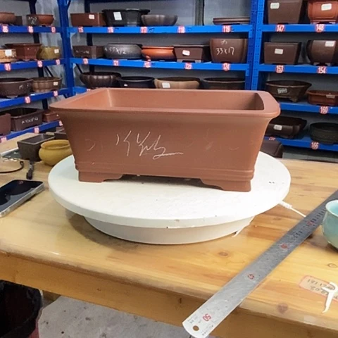 紫砂花盆宜兴紫砂工艺品