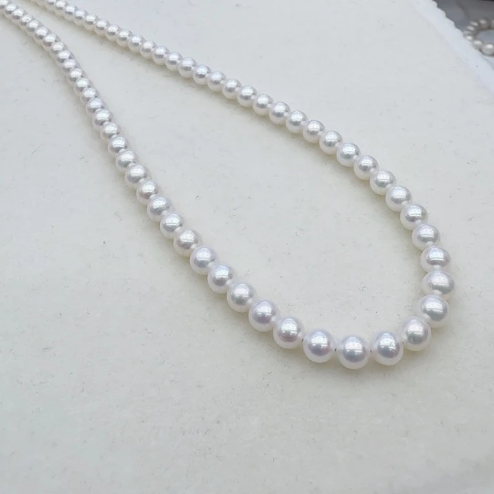 淡水珍珠颈饰银S925镶嵌274