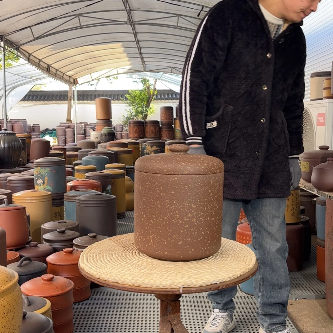 紫砂茶叶罐8 饼茶叶罐