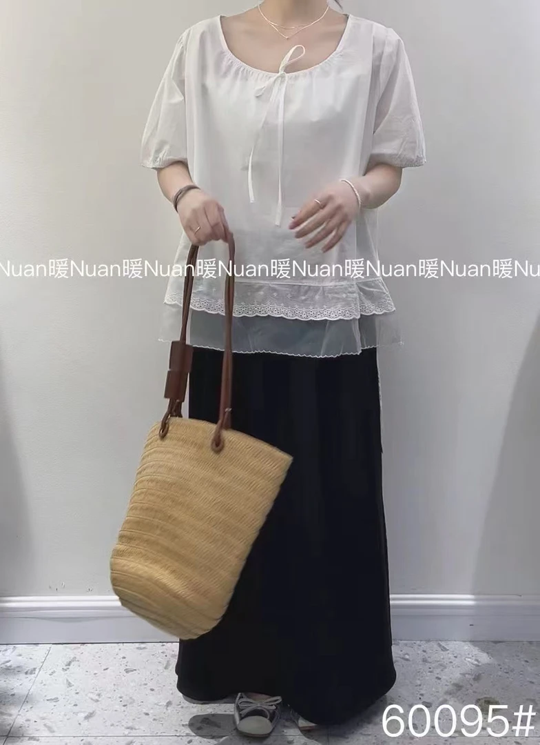 短款宽松型圆领短袖小衫合集
