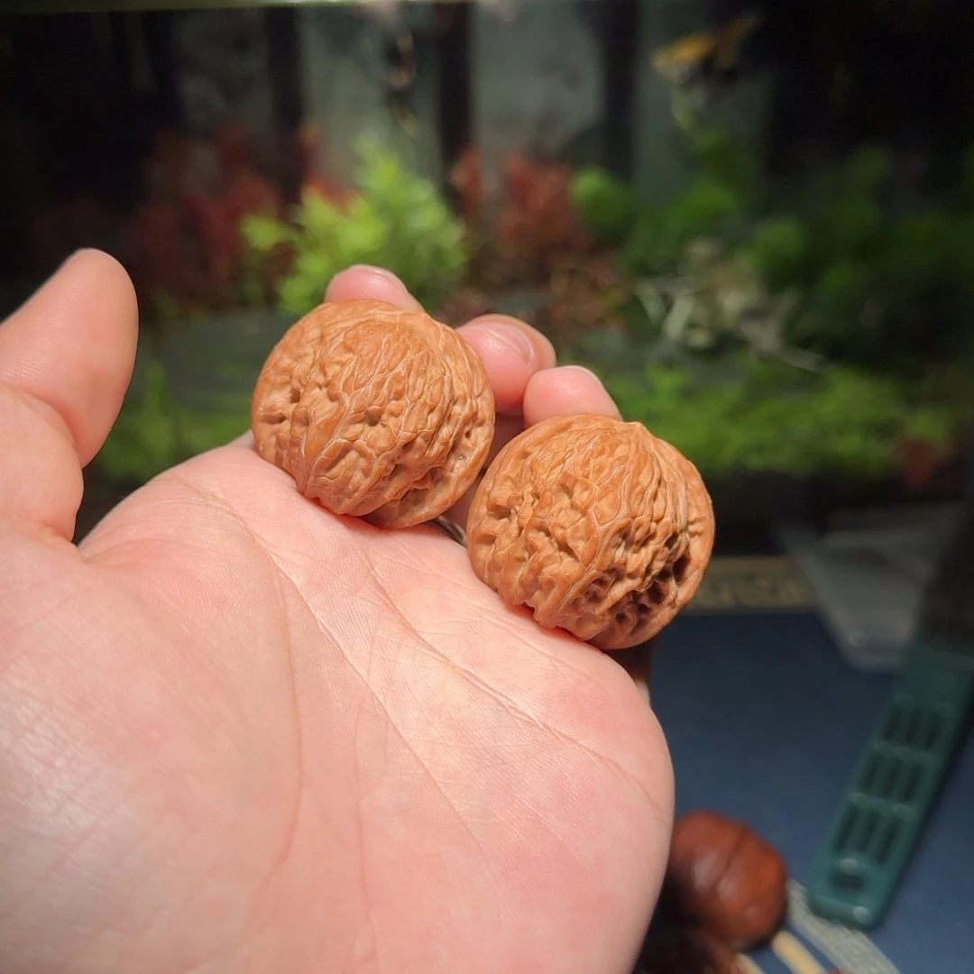 228号35磨盘狮子头文玩核桃