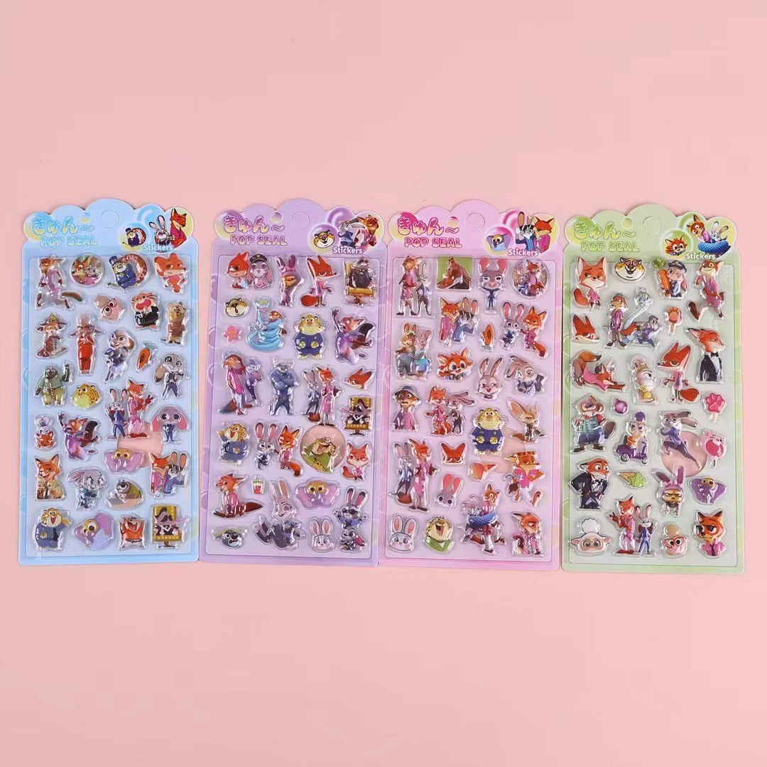 3D立体浮雕贴纸卡通装饰贴画【到手10小张】