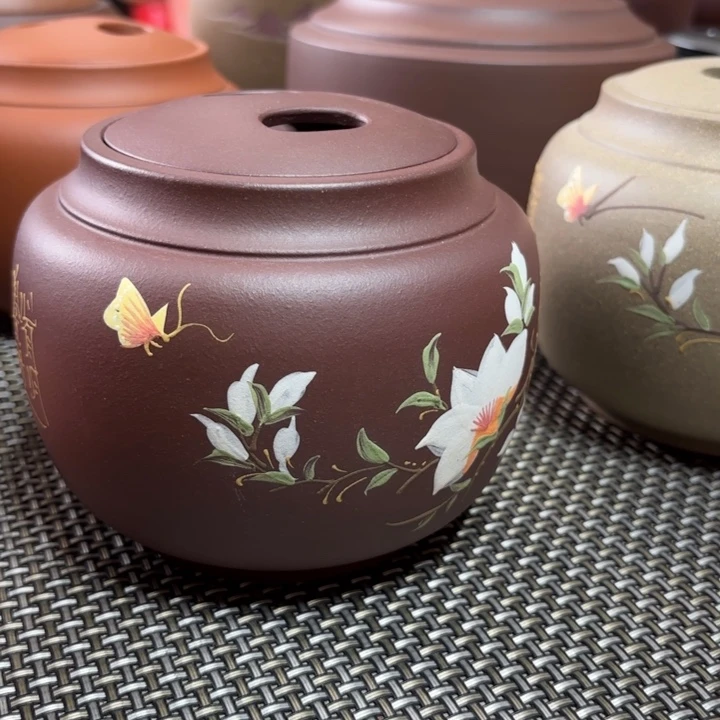 紫砂茶叶罐中高端紫砂茶叶罐