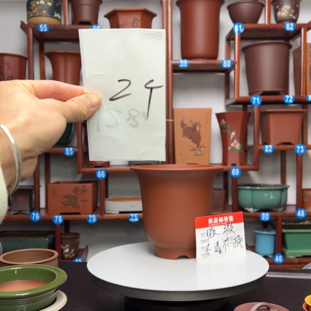 紫砂花盆用****1金钟花盆