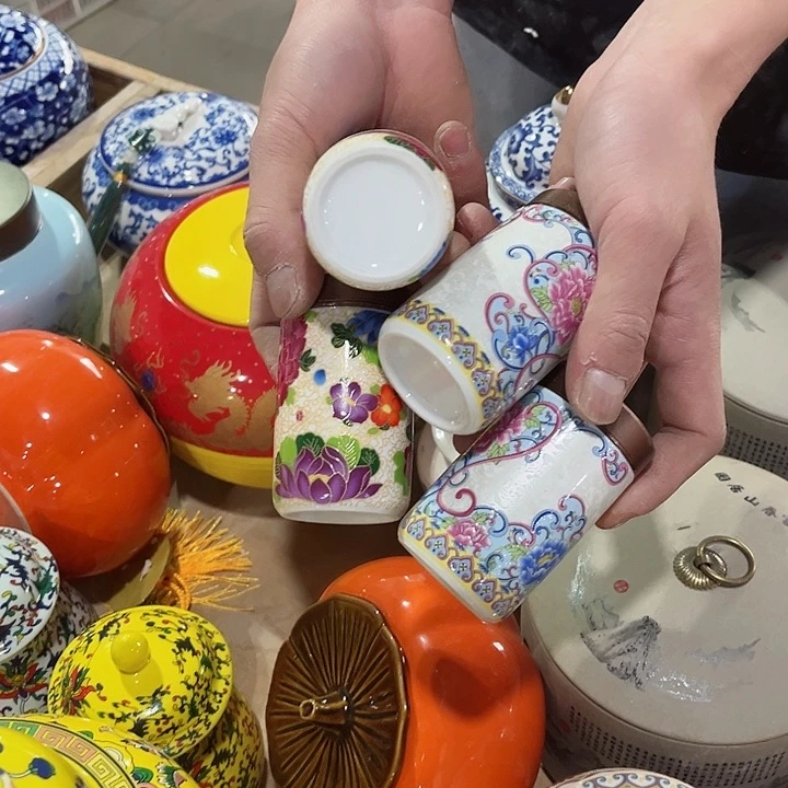 罐陶瓷茶叶罐密封罐家用