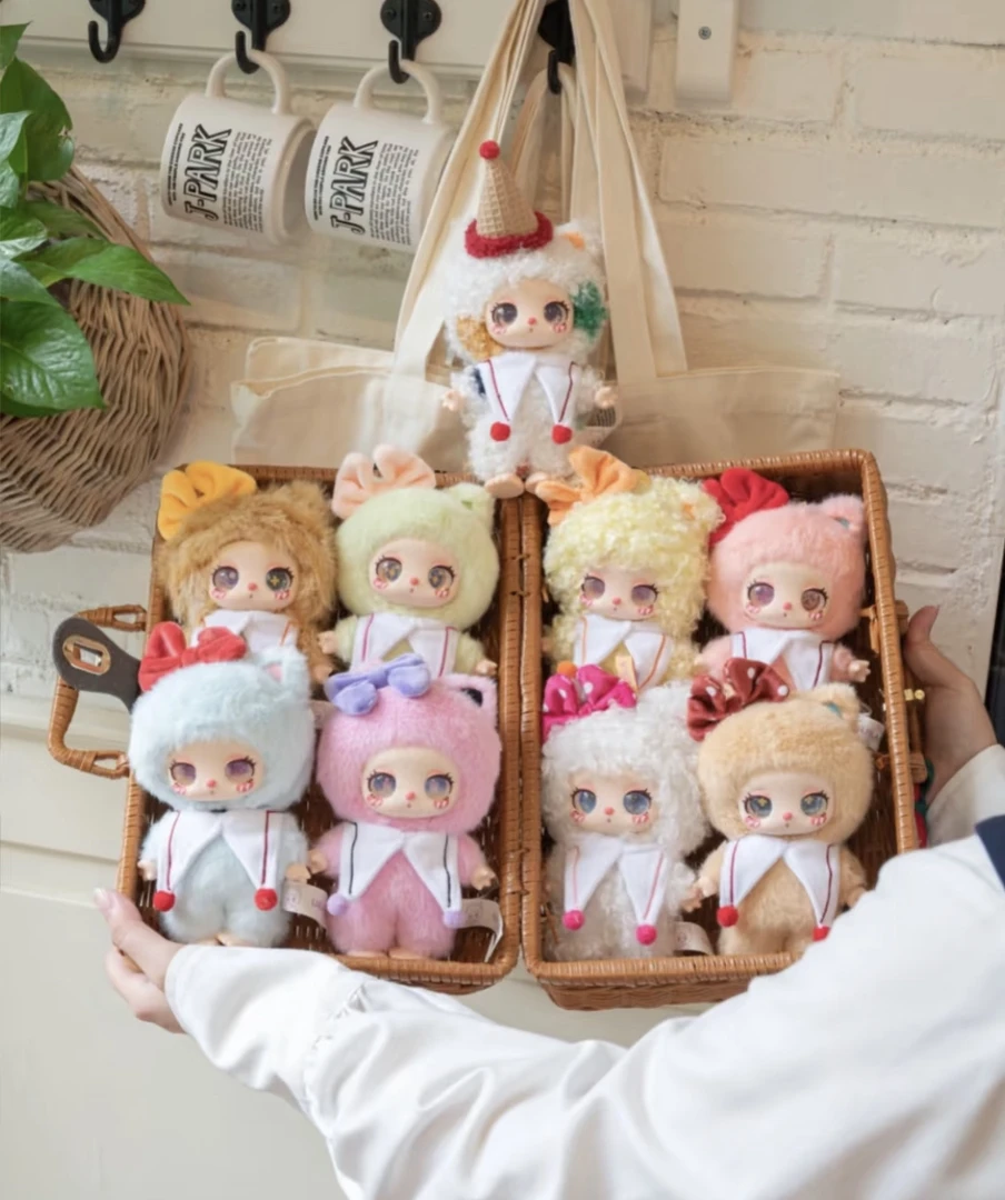 【拆盒】正版莉拉三代 LiilaV3的招财猫系列潮玩毛绒盲盒可爱娃娃