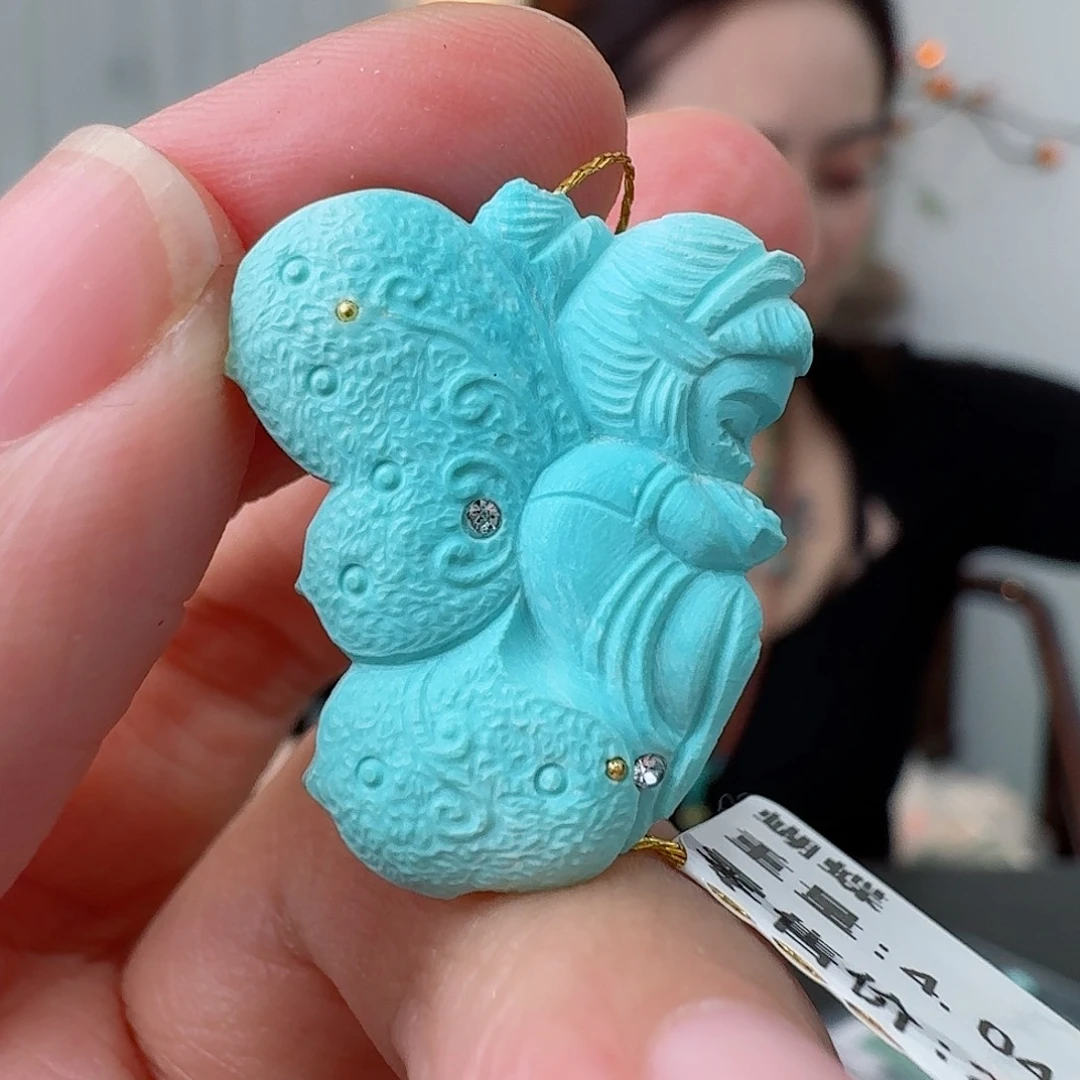 绿松石未镶嵌珠宝奇石