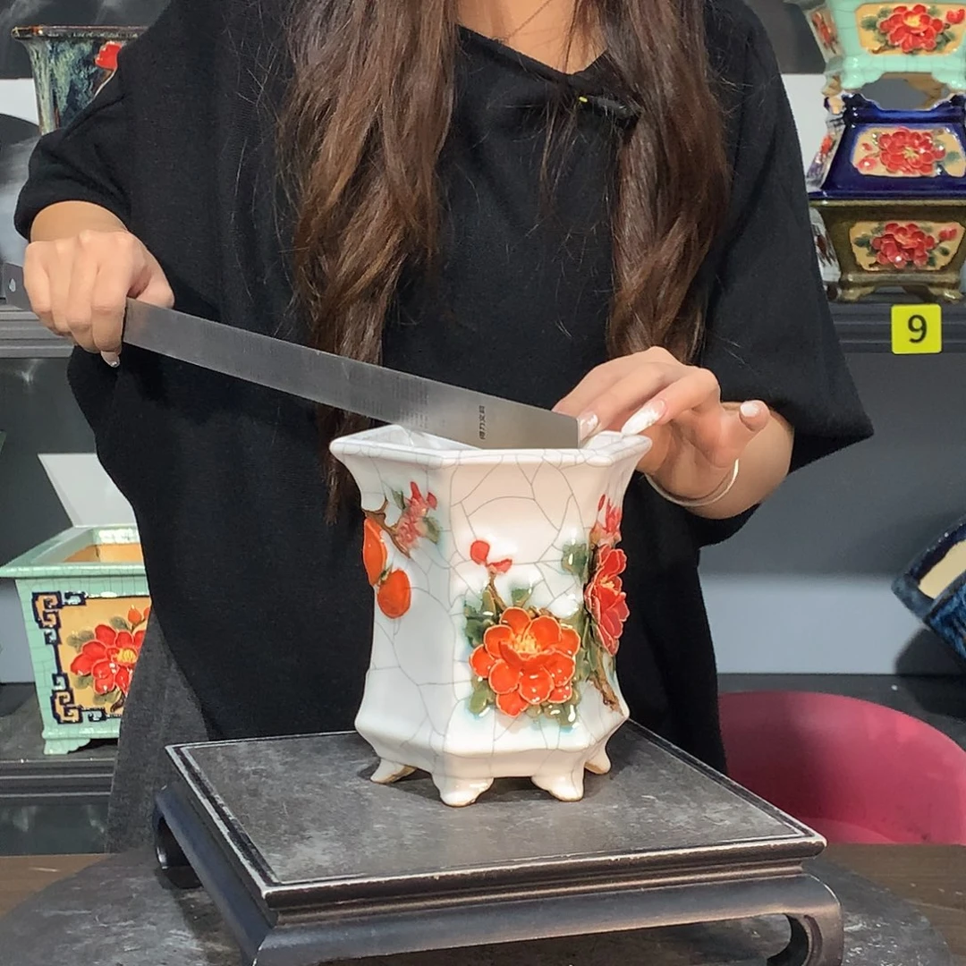 *****高温烧制石湾盆花盆瑕疵