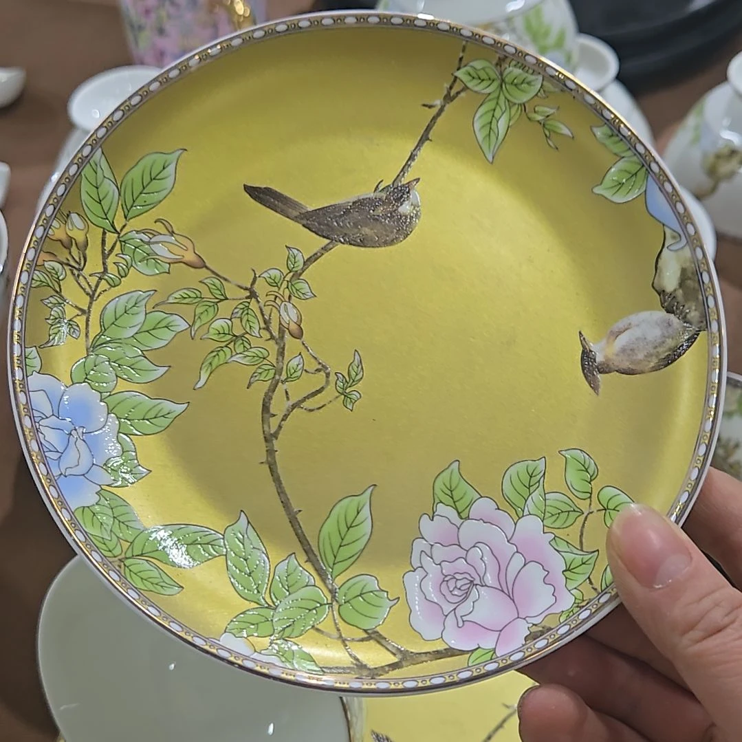 碗微瑕琴瑟和鸣6寸6个骨碟6666666666