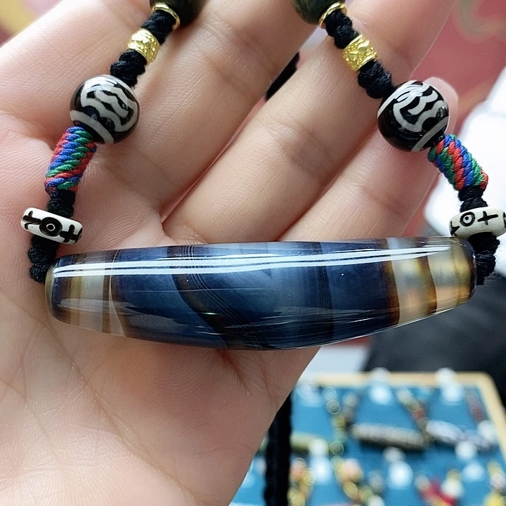 玛瑙/玉髓颈饰合金